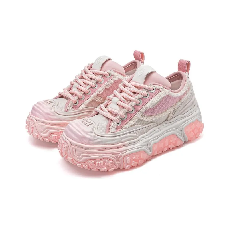 Ggi Xingyun Collection Stylish Skateboarding Shoes Unisex Cherry Blossom Pink-1