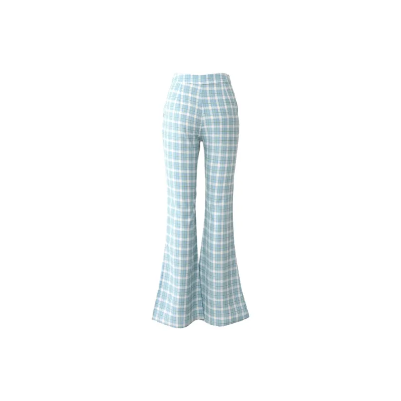 ZAVK Casual Pants Women's Fresh Blue-1