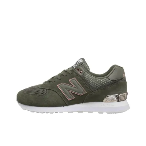 New Balance NB 574 Running Shoes Women's Low-Top Dark Gray/Olive Green