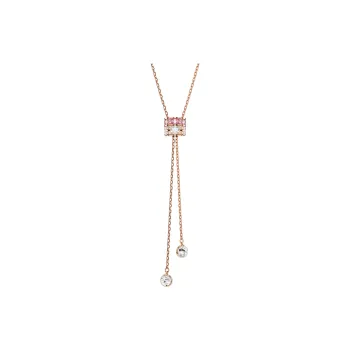 Swarovski Synthetic Cubic Zirconia Necklaces Women's Rose Gold