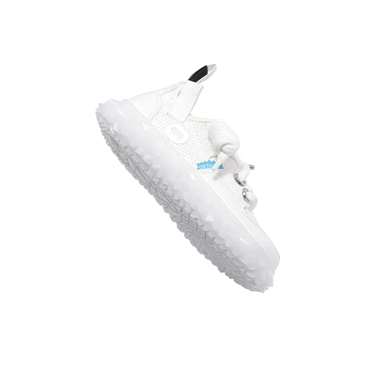 OETZI New Iceberg Series Breathable Low Top Casual Shoes Unisex White-4