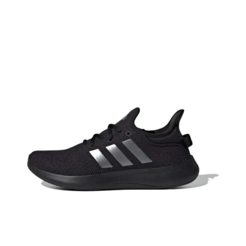 Adidas Cloudfoam Pure Core Black Iron Metallic Women's-0