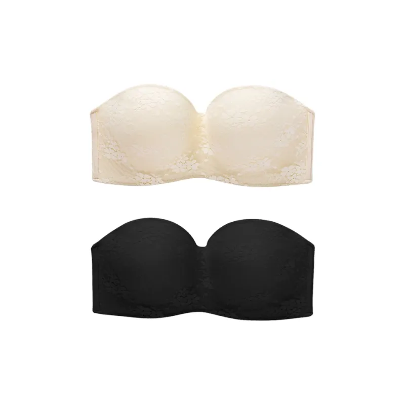 Yilun Beauty Strapless Bra Women's Combo Set-4
