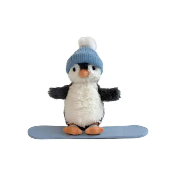 JELLYCAT Peanut Penguin Snowboarding Plush Toy