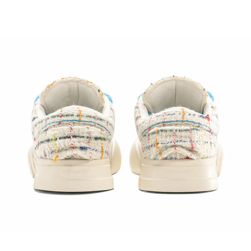 Ouder Smiler Open Ended Laugh Collection X Doraemon Anti Slip Wear Resistant Low Top Skateboard Shoes Unisex Ecru-5