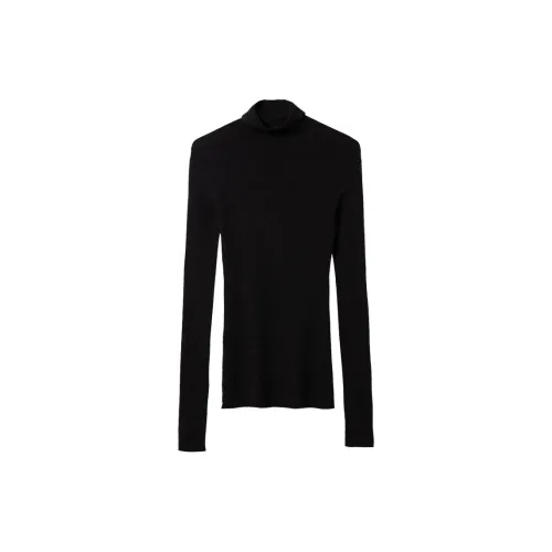 Roselingling Sweaters Women's Elegant Black