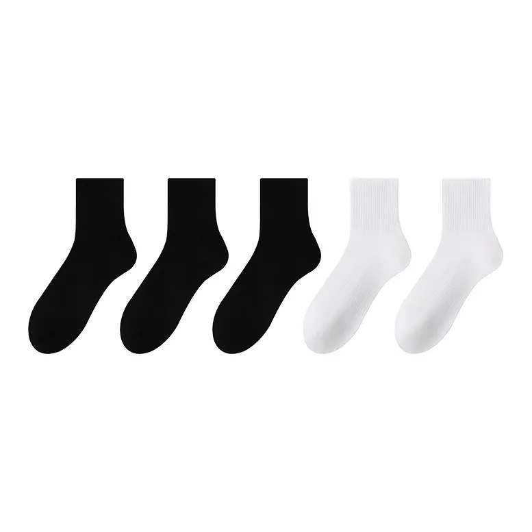 Moremoli Mid Calf Socks Unisex 5 Pack-18
