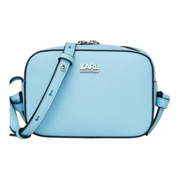 KARL LAGERFELD Artificial Leather Crossbody Bag, Shoulder Bag Women's Glacier Blue