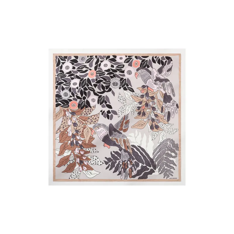 MARJAKURKI Silk Scarves Women's-0
