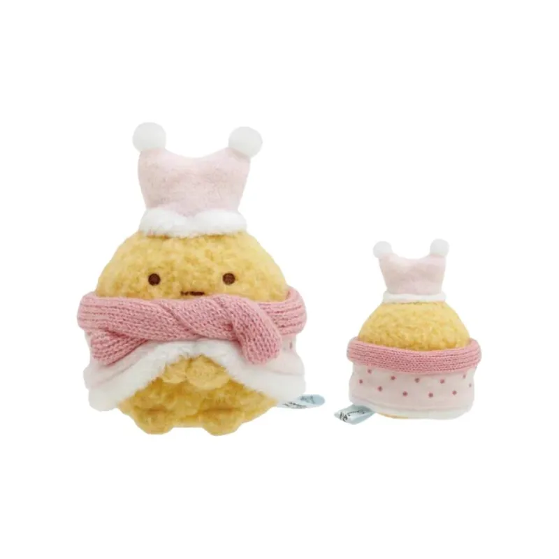 SAN X Cute Soft And Adorable Shrimp Tail Dolls Plush Doll 6cm High-2