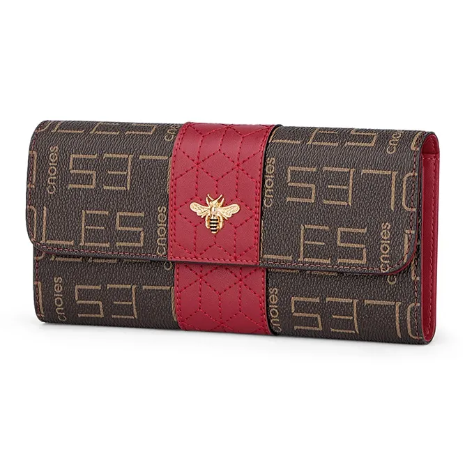 CNOLES PVC And Synthetic Leather Wallet Women's Multicolor-5