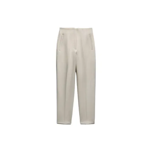 ZARA Suit Trousers Women's Off White