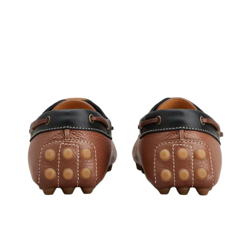 TOD'S Gommino Beanie Shoes Men's Brown-3