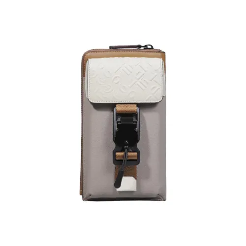 GOLDLION Crossbody Bags Coffee Stacked Gray