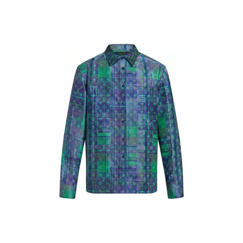 LOUIS VUITTON New Quarterly Products Of LV Shirts Men Blue