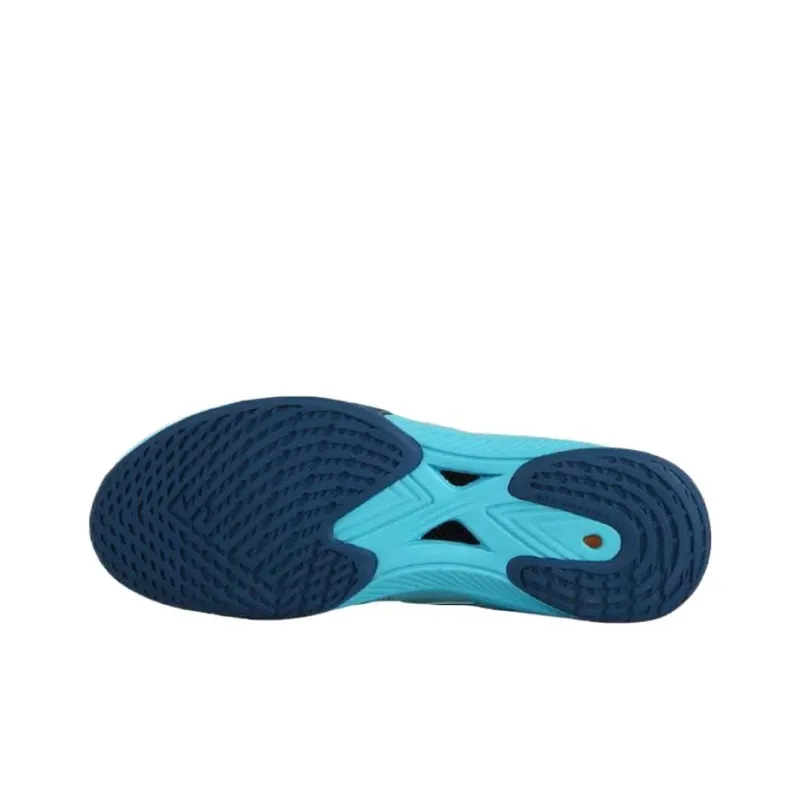 VICTOR Cushioned Slip-Resistant Low-Top Badminton Shoes Unisex Green Blue-4