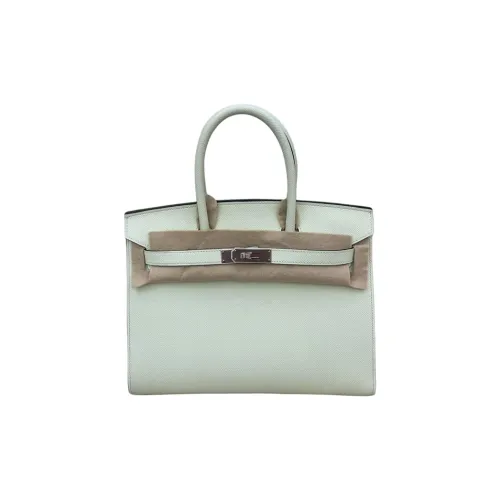 HERMES Birkin Epsom Leather Birkin Bag Handbags Women's 0S Bubble Green
