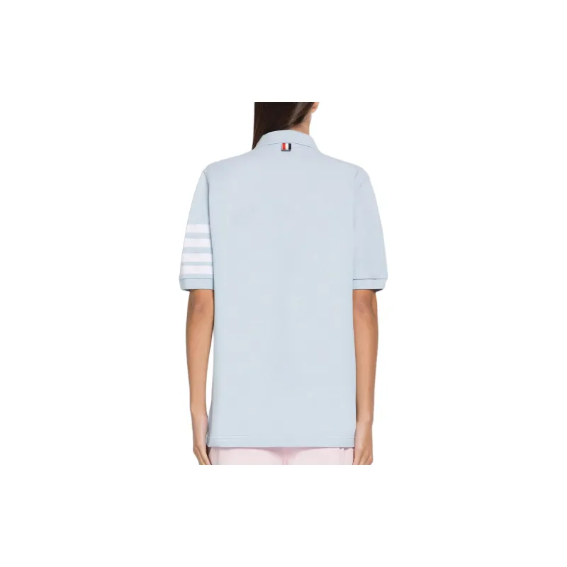 THOM BROWNE 4 Bar Piqué weave Polo Shirt-1