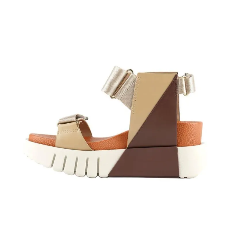 UNITED NUDE Delta Run Strap Sandals 6.5cm Women's Umber-0