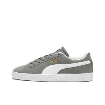 PUMA Suede Anti Slip Wear Resistant Low Top Skateboard Shoes Unisex Gray