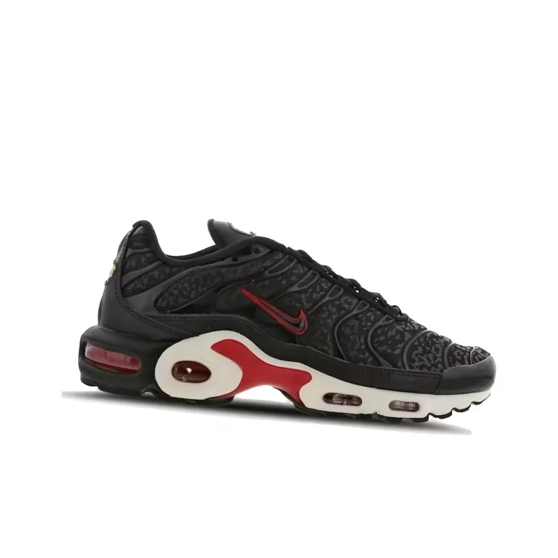 Nike Air Max Plus Premium Black Red Leopard Women's-2