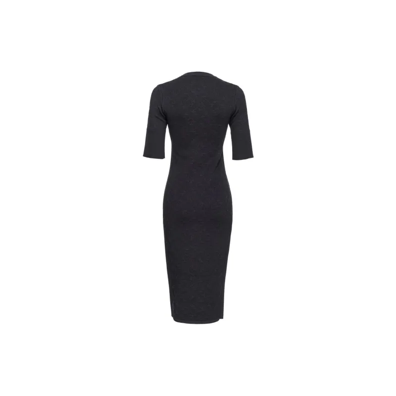 PINKO Logo embossed Knitted Dress-1