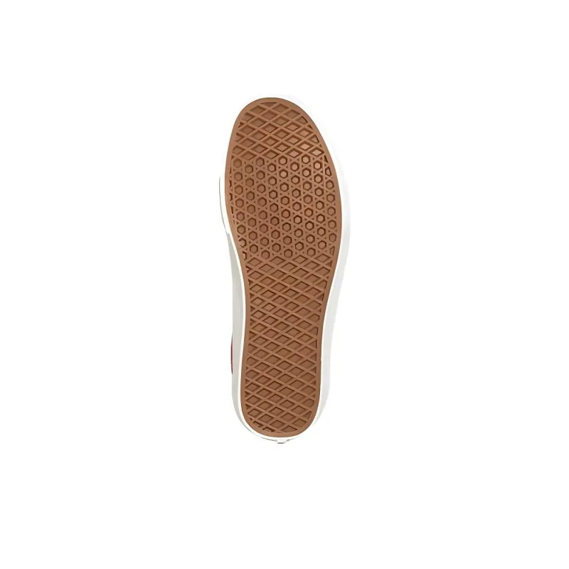 Old Skool Vans 'Vintage Leather Blanc De Blanc Red'-4