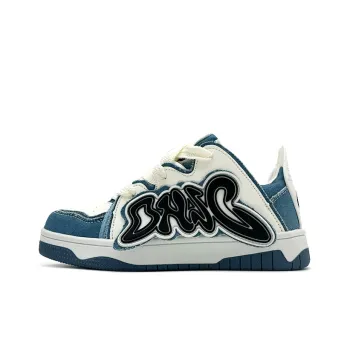 OHJC Denim Collection Slip Resistant Cushioning Wear Resistant Lightweight Low Top Skateboard Shoes Unisex