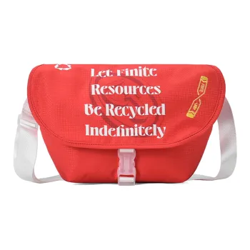 FINITE LOOP Recyclable Polyester Fanny Pack Sling Bag Crossbody Bag Regular Unisex Multicolor