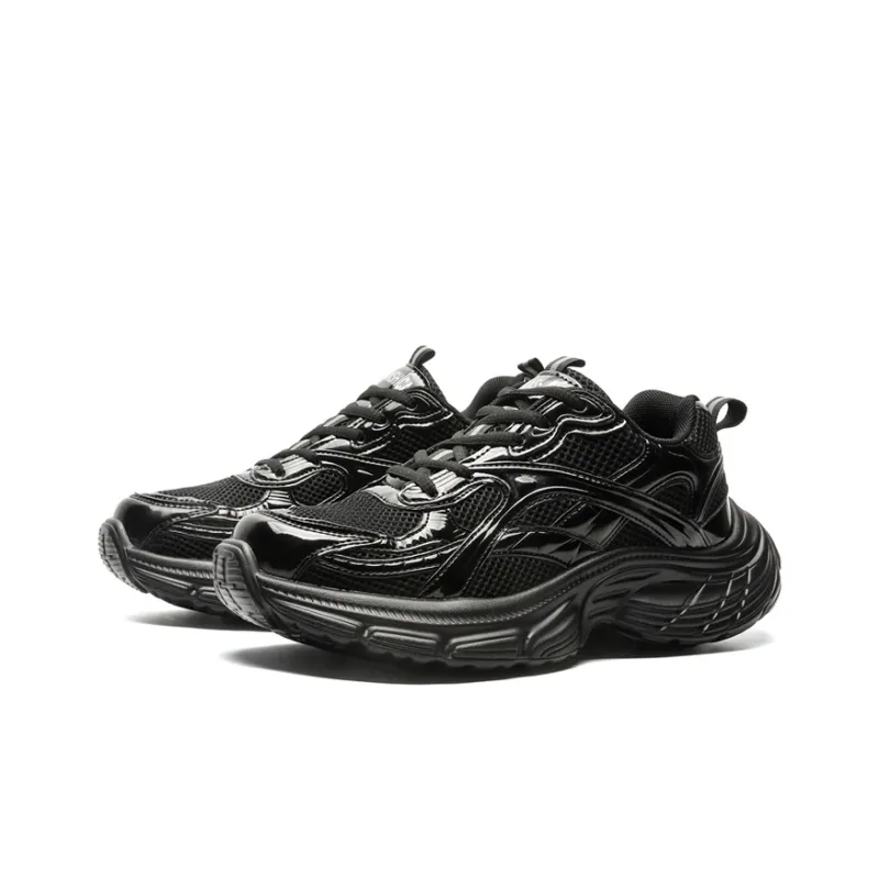 OUBT Anti-Slip Wear-Resistant Waterproof Breathable Lightweight Height Increasing Low-Top Chunky Sneakers Unisex-10