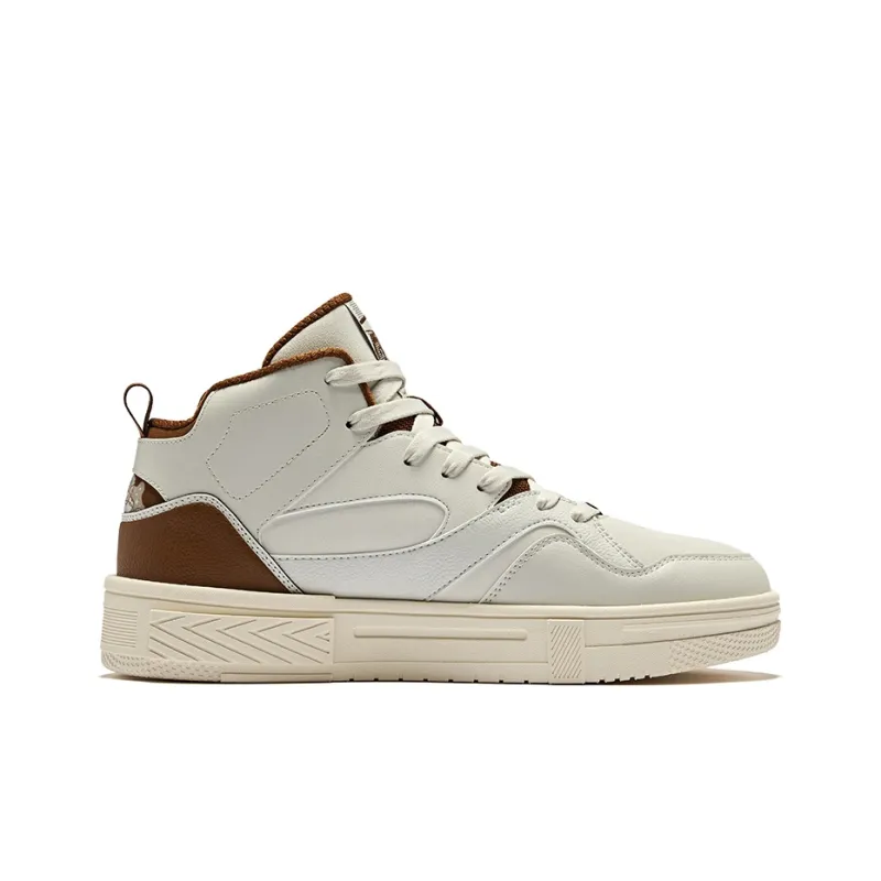 Erke Battery Panda-Planet Panda Anti-Slip Wear-Resistant Low-Top Skateboard Shoes Men's Pale Wild Grey Hazelnut-1