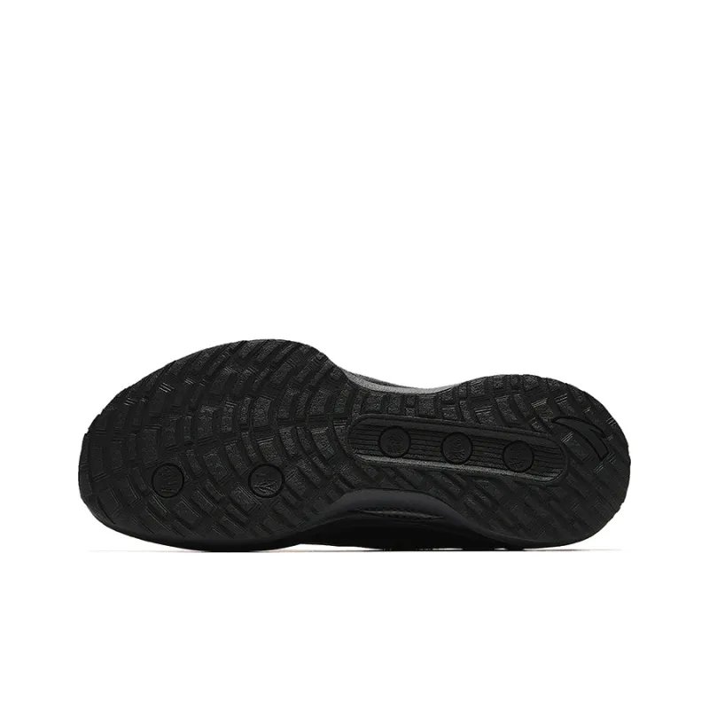 Anta Cushioning, Wear Resistant Low Top Running Shoes Men's Basic Black-4