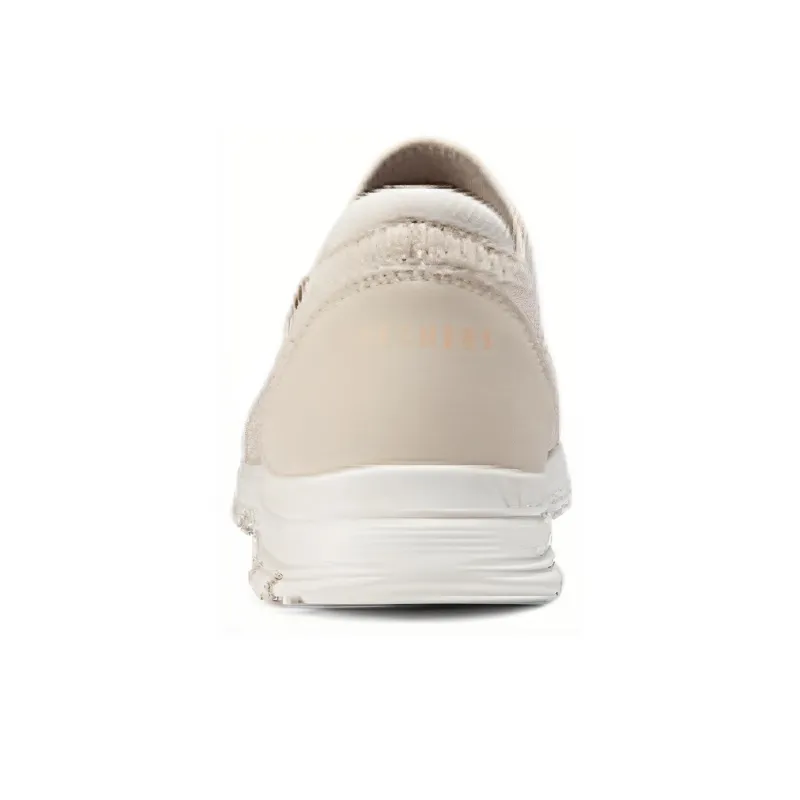 Skechers Cushioned Slip-Resistant Low-Top Casual Shoes Women's Natural-3