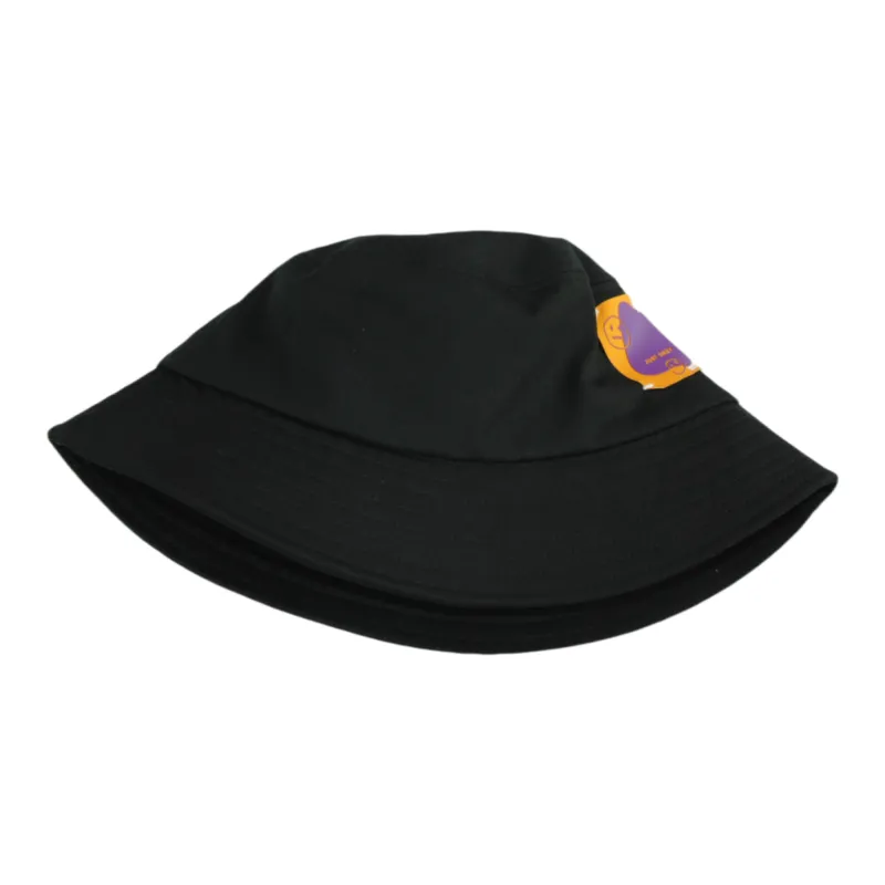 PINKORANGE Cotton Bucket Hats Unisex Black/White-1