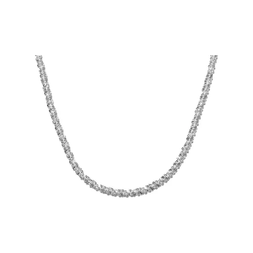 MAGICPOLE Titanium Steel Necklaces Men's Silver