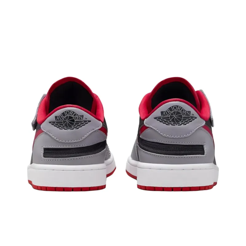 Jordan 1 Low Flyease Fire Red Cement Grey-4