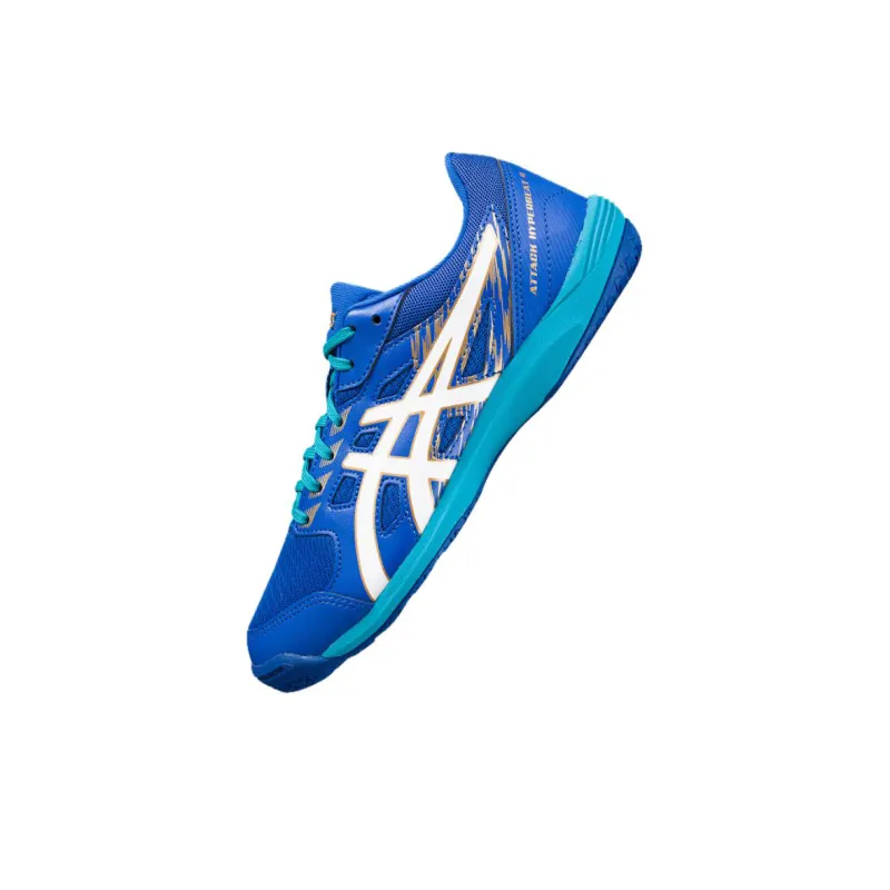 Asics Attack Hyperbeat 4 Cushioning Wear Resistant Low Top Training Shoes Men's Blue White-2