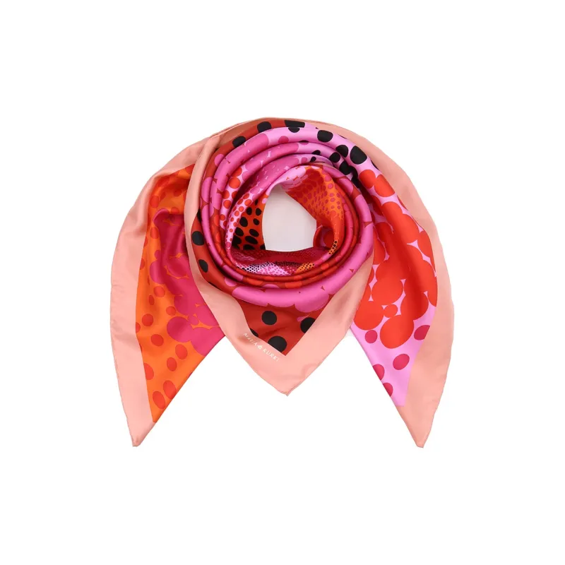 MARJAKURKI Silk Scarves Women's-5