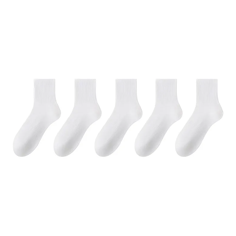 Moremoli Mid Calf Socks Unisex 5 Pack-15