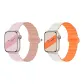 Apple Silicone Strap-Pink Gray * Starlight Orange