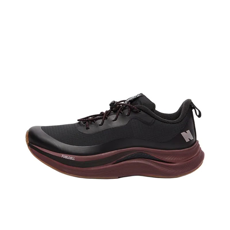New Balance FuelCell Propel V4 Cushioned Slip Resistant Abrasion Resistant Low Top Running Shoes Men's Black Red-0
