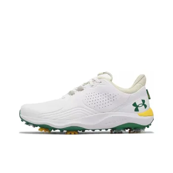 Under Armour Drive Pro Anti Slip Wear Resistant Low Top Golf Shoes Men's White Green