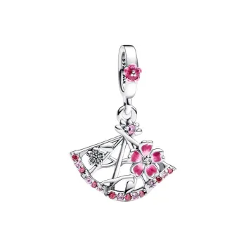 Pandora 925 Sterling Silver Pendants Women's Pink