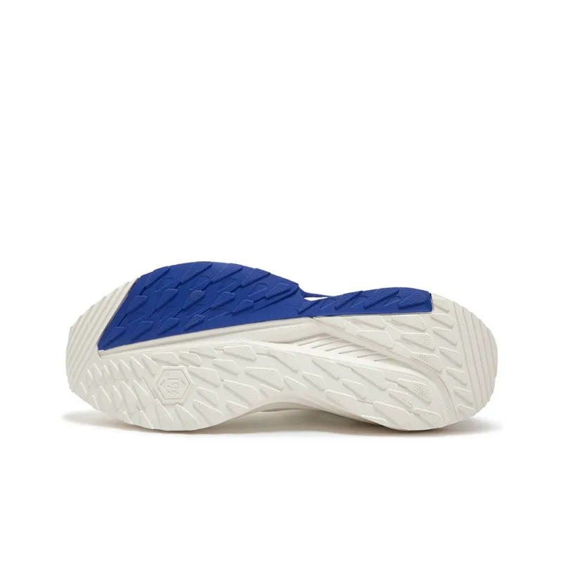 361° Cushioning Breathable Low Top Casual Running Shoes Men's White Blue-4