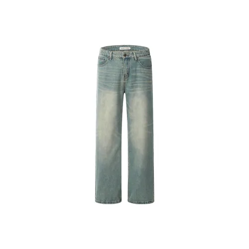 NewJnxs Jeans Unisex Yellow Mud