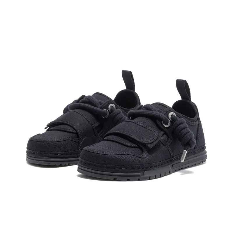 OETZI Classic Series 1 Ice Man Oz Lightweight Breathable Height Increasing Low-Top Skateboard Shoes Unisex Black-1
