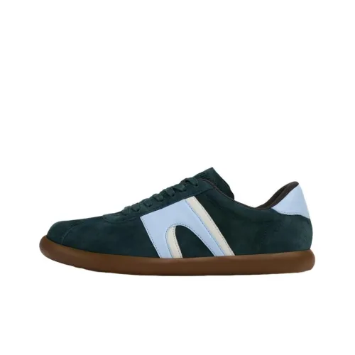 CAMPER Skateboard Shoes Men Low-Top Green/Blue