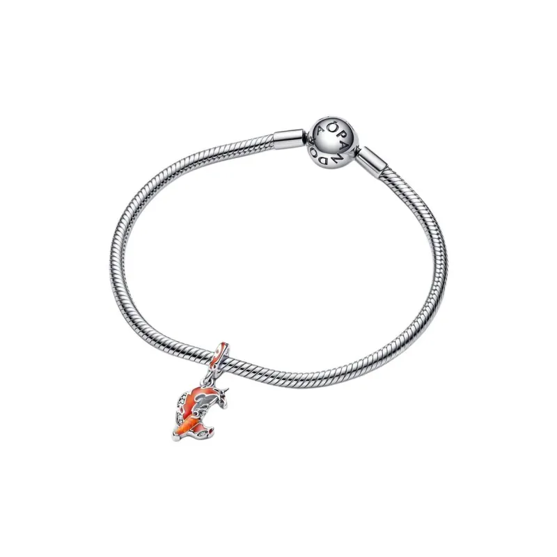 Pandora 925 Sterling Silver Pendants Women's Orange-2