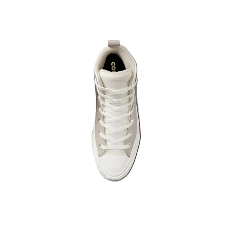 Converse Chuck Taylor All Star Berkshire Boot Abrasion Resistant High Top Canvas Shoes Unisex White Brown-3