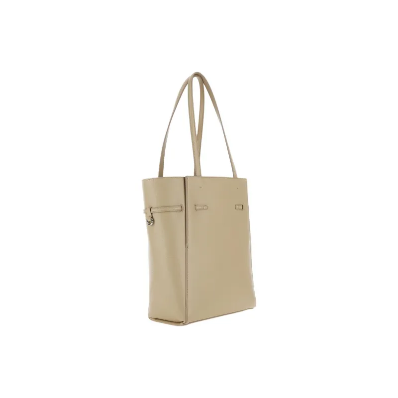 GIVENCHY Cow Leather Tote Bag Shopping Bag Handbag Shoulder Bag Women's Beige-2